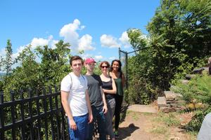 Bajram, Jordan, Nadya, and Ephrath at East Rock Park